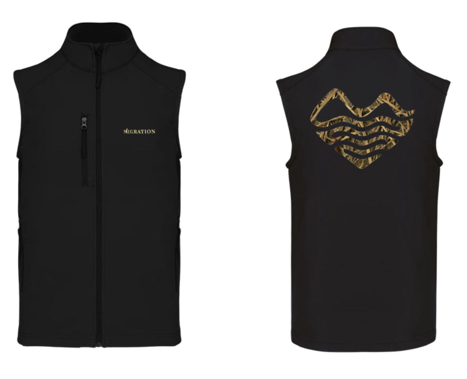 GILET SOFTSHELL CAMO