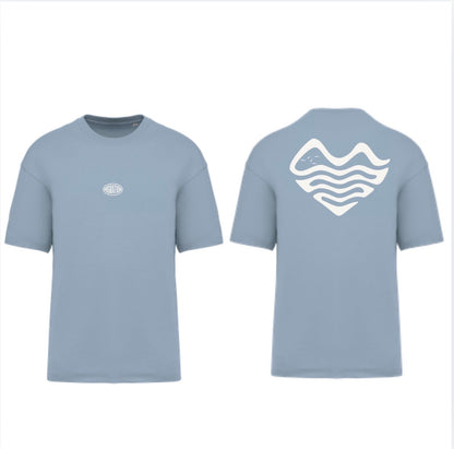 T-SHIRT OVERSIZE - BLEU