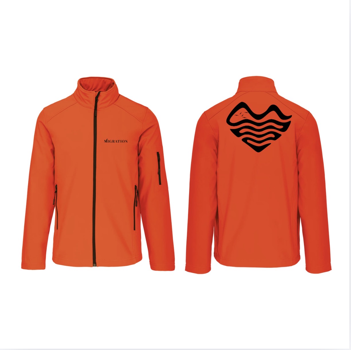 Veste SOFTSHELL orange