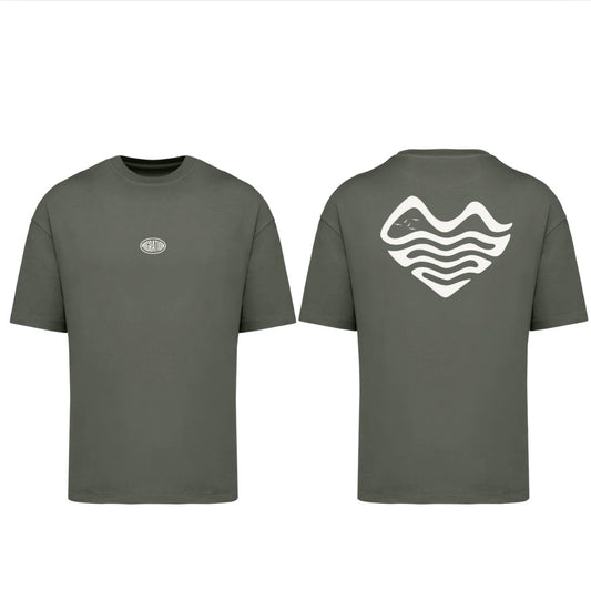 T-SHIRT OVERSIZE - KAKI