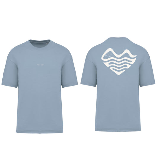 T-SHIRT OVERSIZE - BLEU
