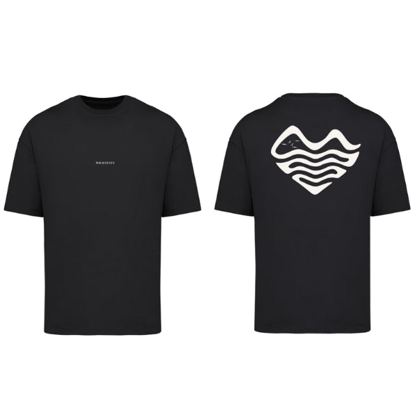 T-SHIRT OVERSIZE - NOIR